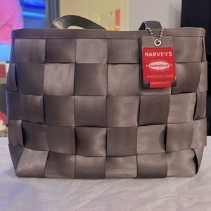 HARVEYS The Original Seatbelt Bag in Brown 9.5”x11.5”